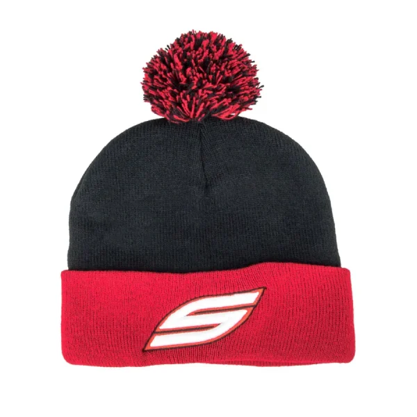 black red fuzzy pom beanie for 0 1753353953 - EASTCOASTPAINTTBALL