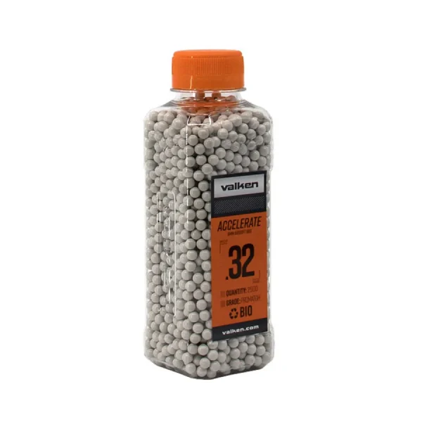 Valken Eco-Friendly Biodegradable 0.32G 2500ct Airsoft BBs valken eco friendly biodegrada 0 1753353504 - EASTCOASTPAINTTBALL